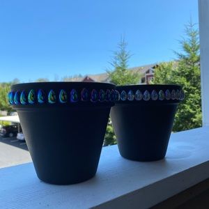 Hand Painted Pots